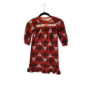Disney girls, Minnie mouse, red toddler nightgown, Christmas holiday S/3 T